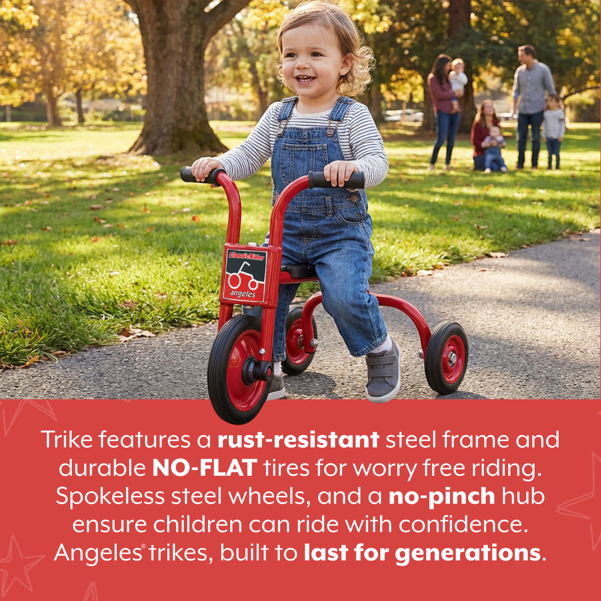 8" No-Pedal Push Trike for Beginners, view 7