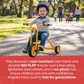 Yellow Steel Preschool Tricycle, view 5