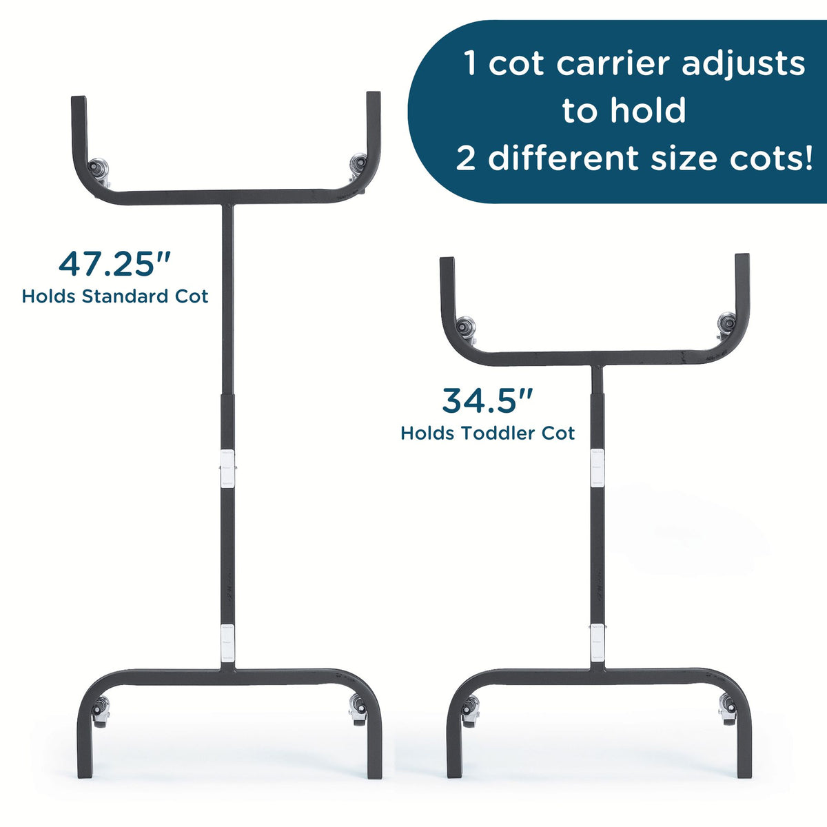Adjustable Mobile Cot Carrier, view 3