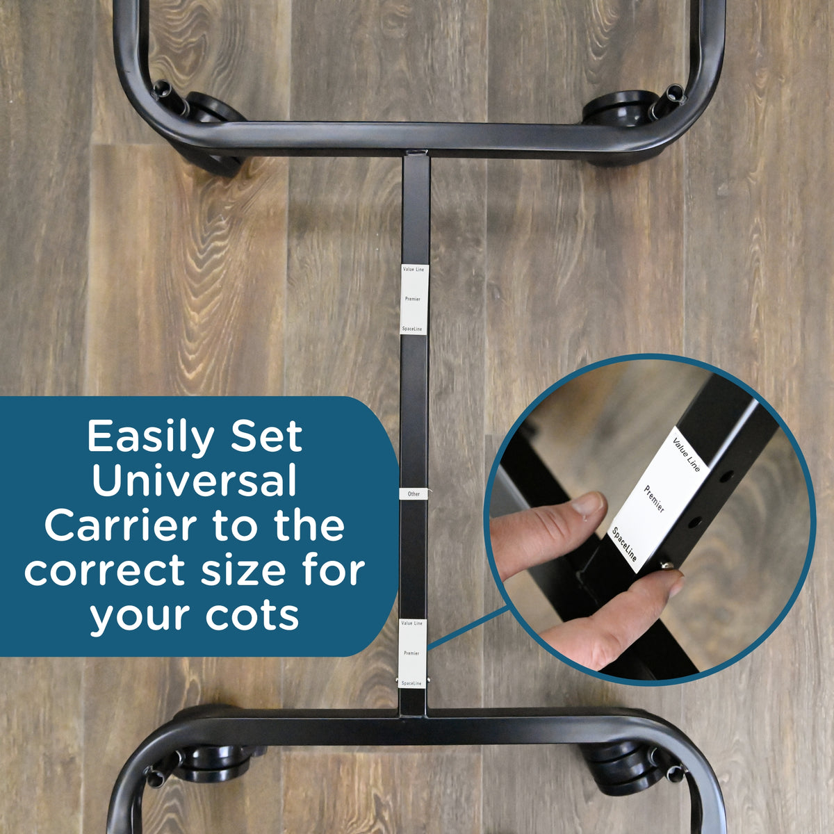 Adjustable Mobile Cot Carrier, view 5