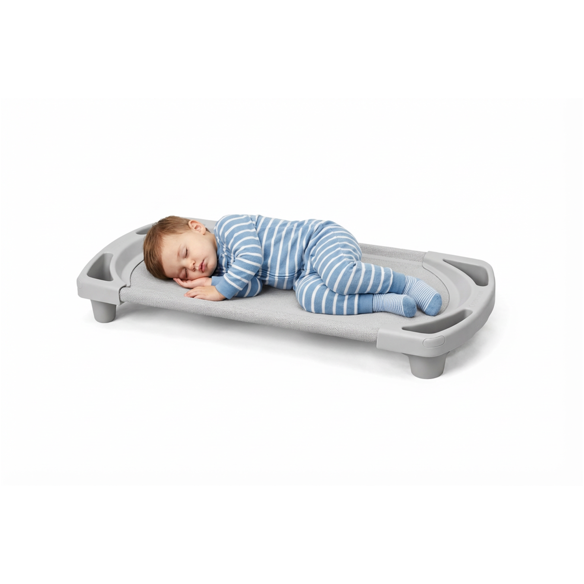 Vertical-Stacking Daycare Nap Cot with Enclosed Ends, view 14