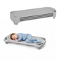 Vertical-Stacking Daycare Nap Cot with Enclosed Ends, Gray / Toddler / Set of 4