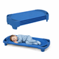 Vertical-Stacking Daycare Nap Cot with Enclosed Ends, Ocean / Toddler / Set of 4