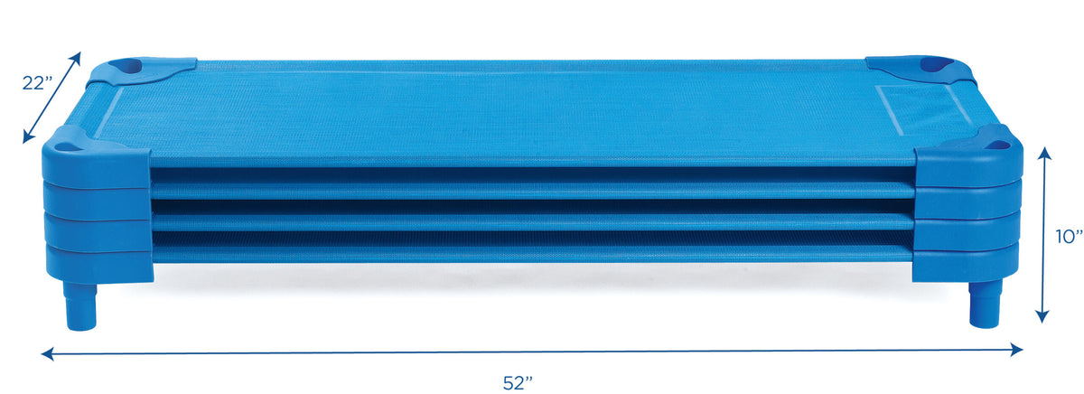Nesting Mesh Daycare Nap Cots – Set of 4, view 4
