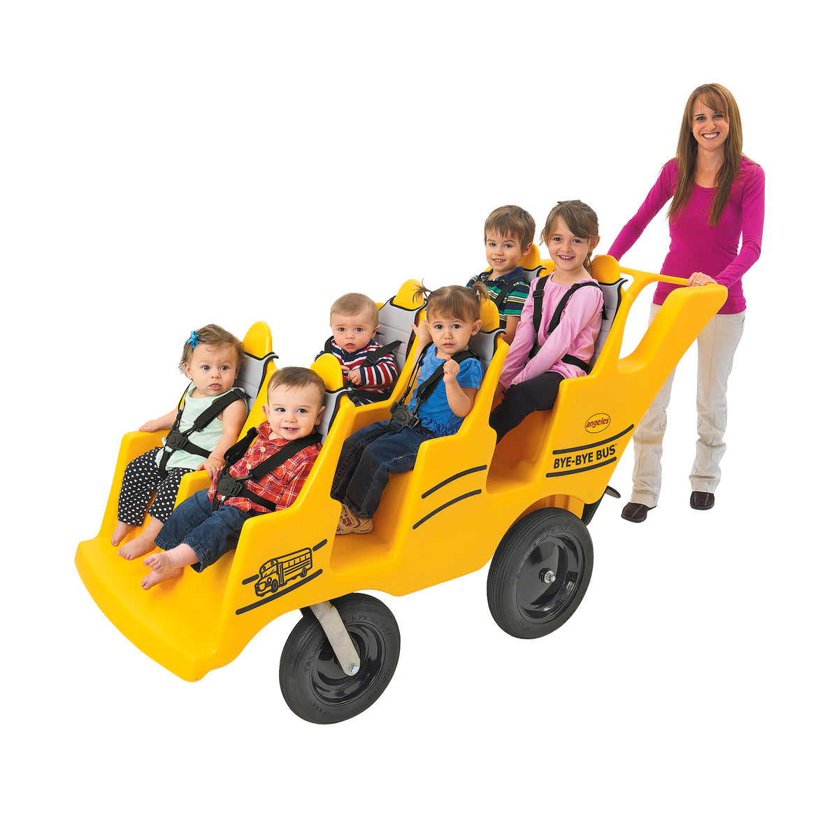 6-Passenger Daycare Stroller Buggy, view 6