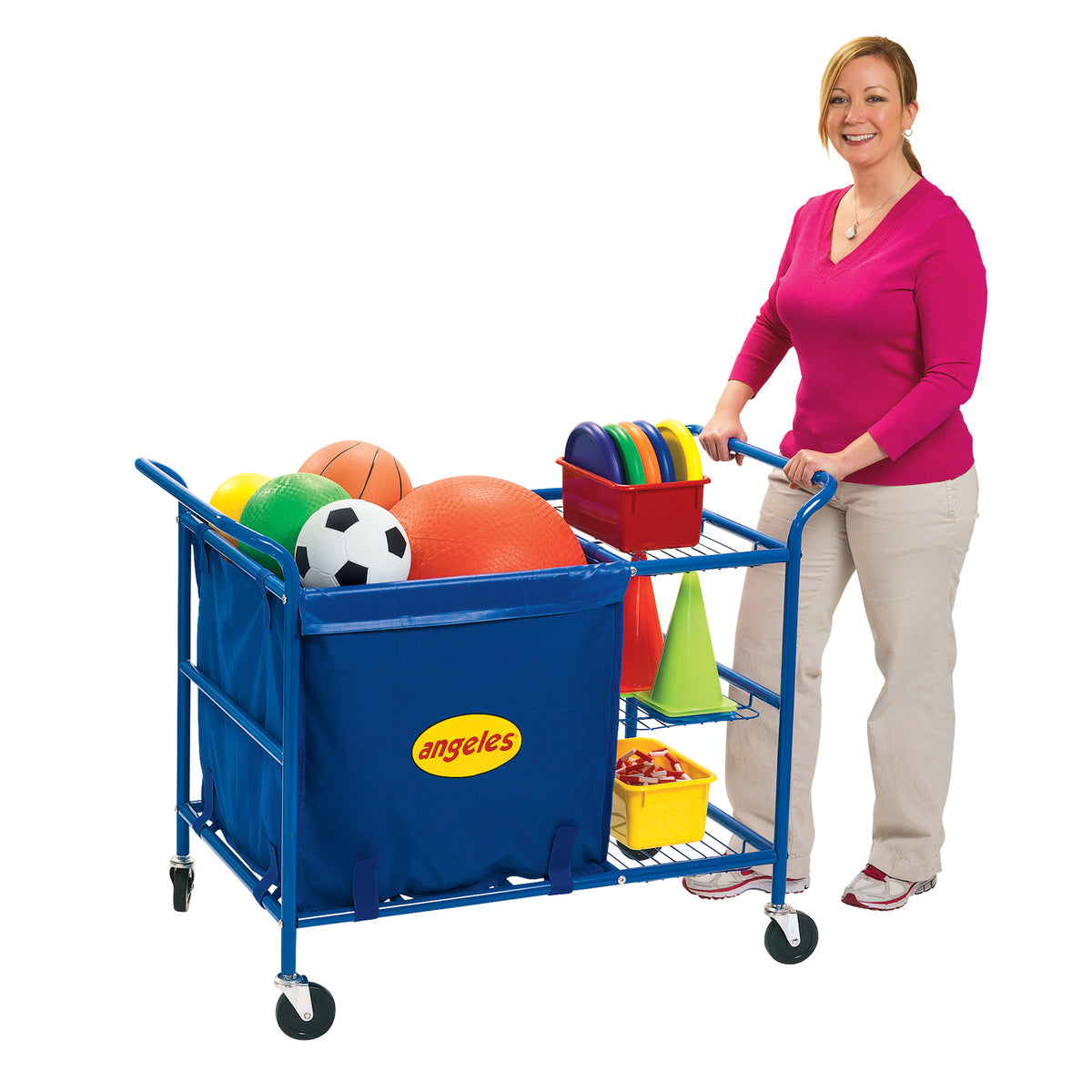 Mobile Ball and Gym Equipment Cart