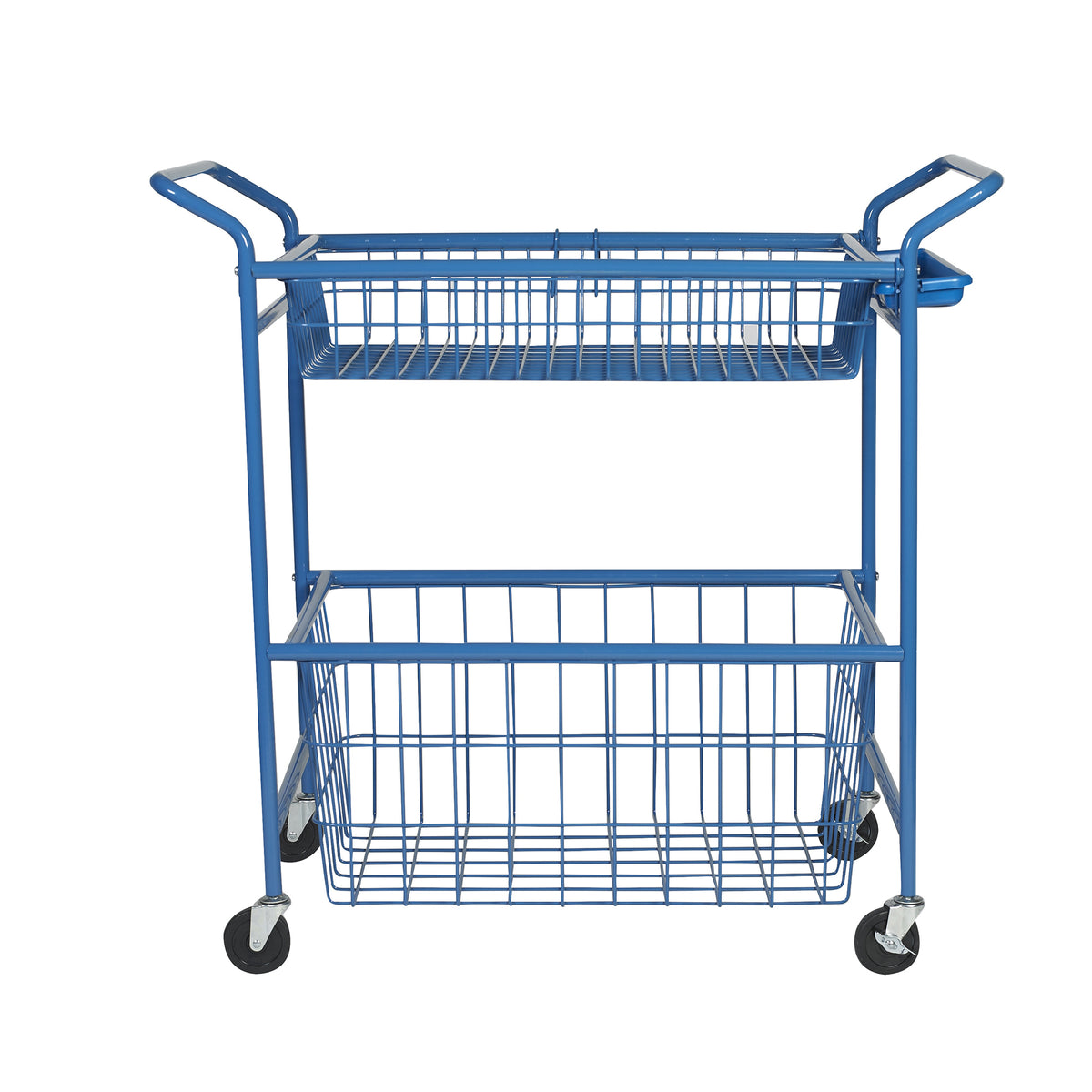 Rolling Steel Wire Activity Cart with Shelves, view 3