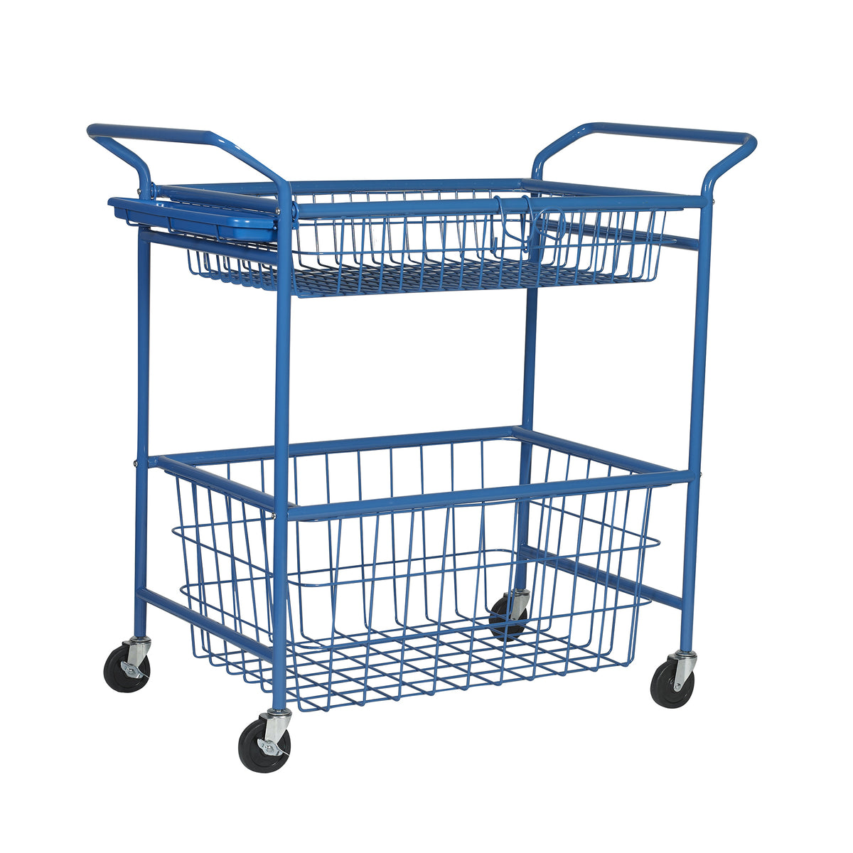 Rolling Steel Wire Activity Cart with Shelves, view 5