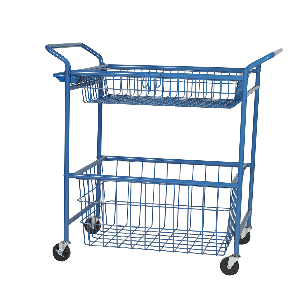 Rolling Steel Wire Activity Cart with Shelves, view 6