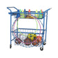 Rolling Steel Wire Activity Cart with Shelves, view 2