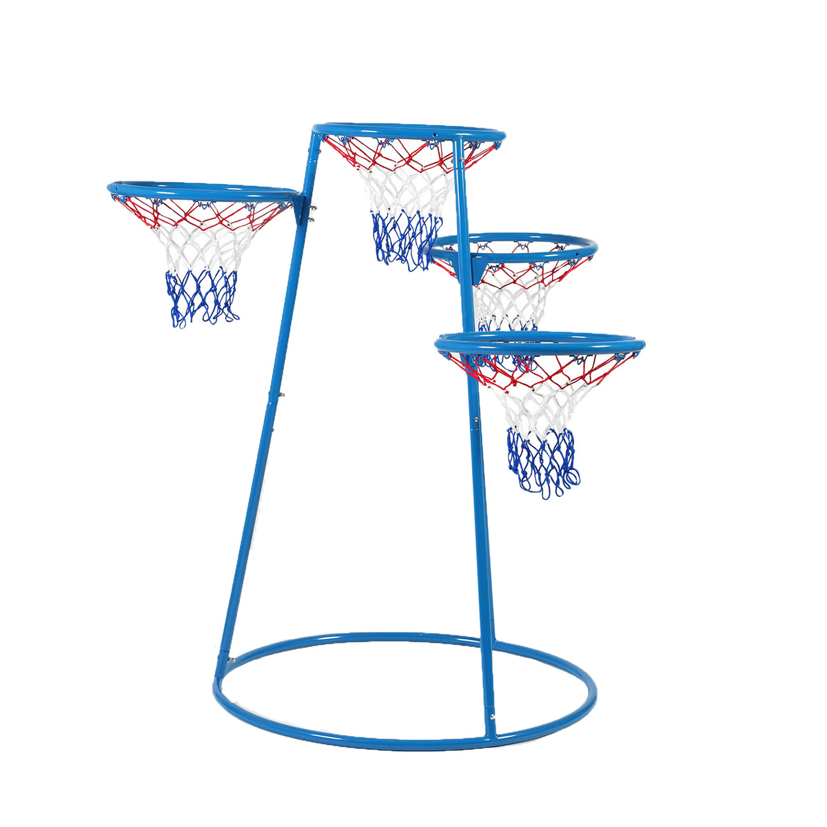 4-Hoop Toddler Basketball Stand with Storage Bag, view 2