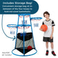 4-Hoop Toddler Basketball Stand with Storage Bag, view 10
