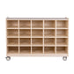 Mobile 20-Cubby Storage Unit, Assembled