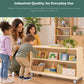 Mobile 24" H 2-Shelf Classroom Storage Unit, view 4