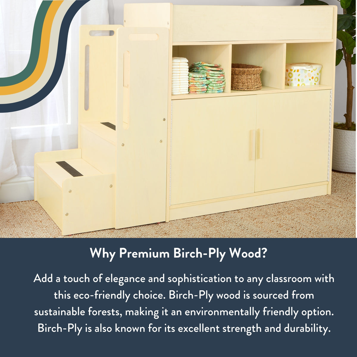 Toddler Step Stool Tower with Hand-Hold Handles, view 5