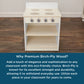 White Wooden Toddler Play Stove, view 5
