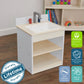 White Wooden Toddler Play Sink, view 5
