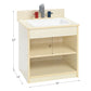 White Wooden Toddler Play Sink, view 2