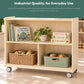 Mobile 36" H 2-Shelf Classroom Storage Unit, view 6
