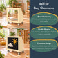 Reversible 4-Shelf Mobile Book Display with Storage, view 3