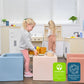4-Piece Wooden Play Kitchen Set with Hutch, view 4