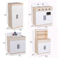 4-Piece Wooden Play Kitchen Set with Hutch, view 3