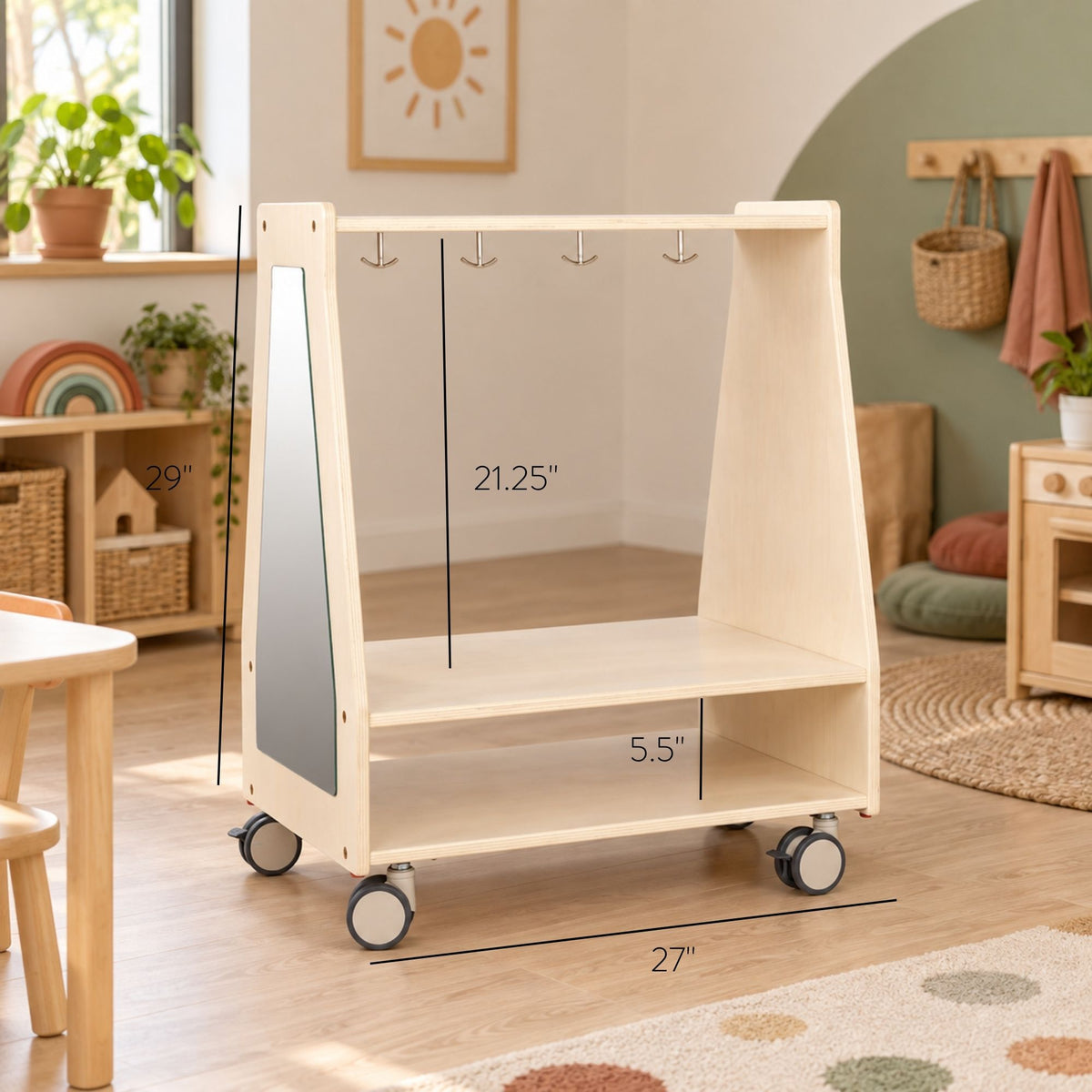 Toddler Dress-Up Storage Unit – Ready to Assemble, view 2