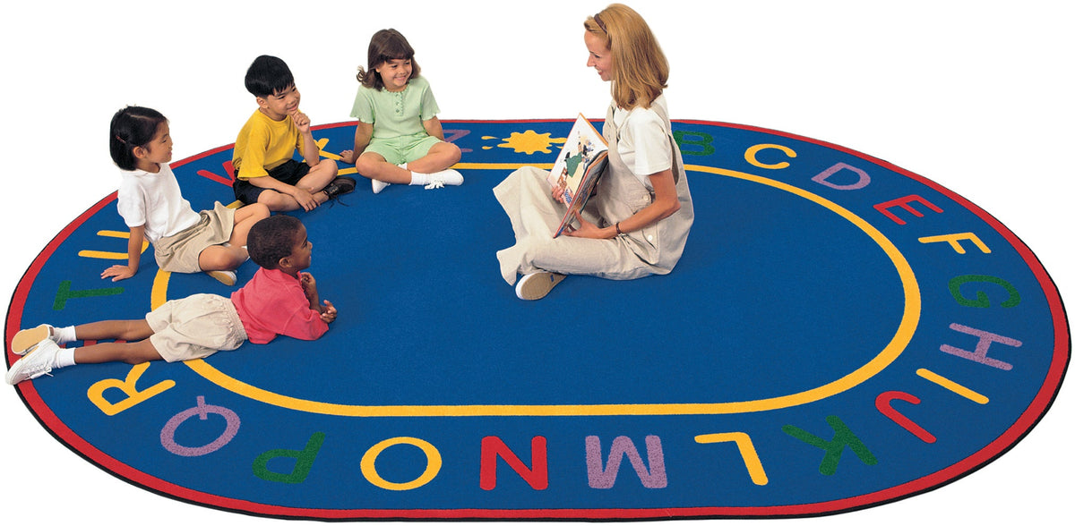 Alpha Alphabet Border Classroom Rug