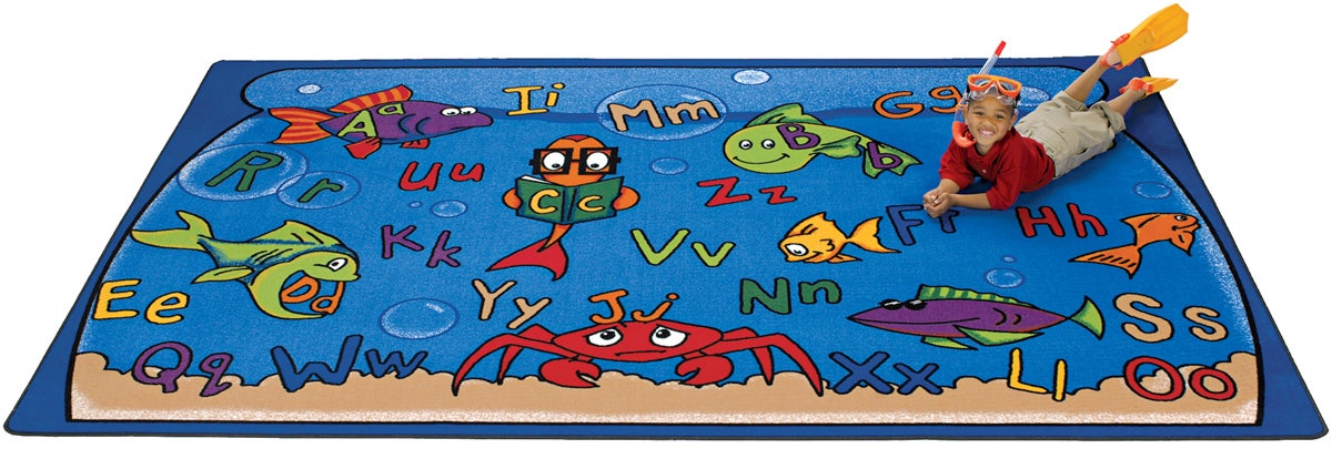 Alphabet Aquarium Classroom Rug