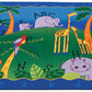 Alphabet Jungle Classroom Rug, view 2