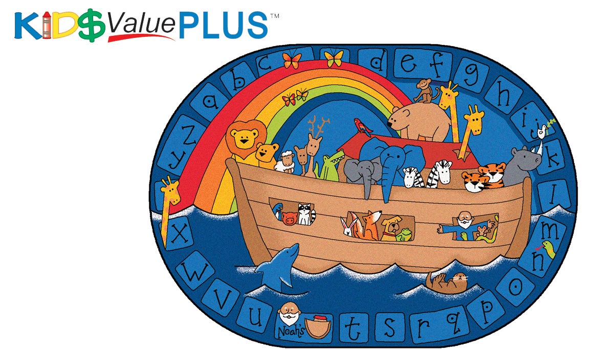 Alphabet Noah Classroom Rug, view 2