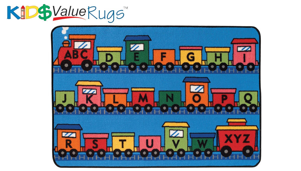 Alphabet Train Classroom Rug