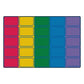 Seating Rows Classroom Rug, 6' x 9'