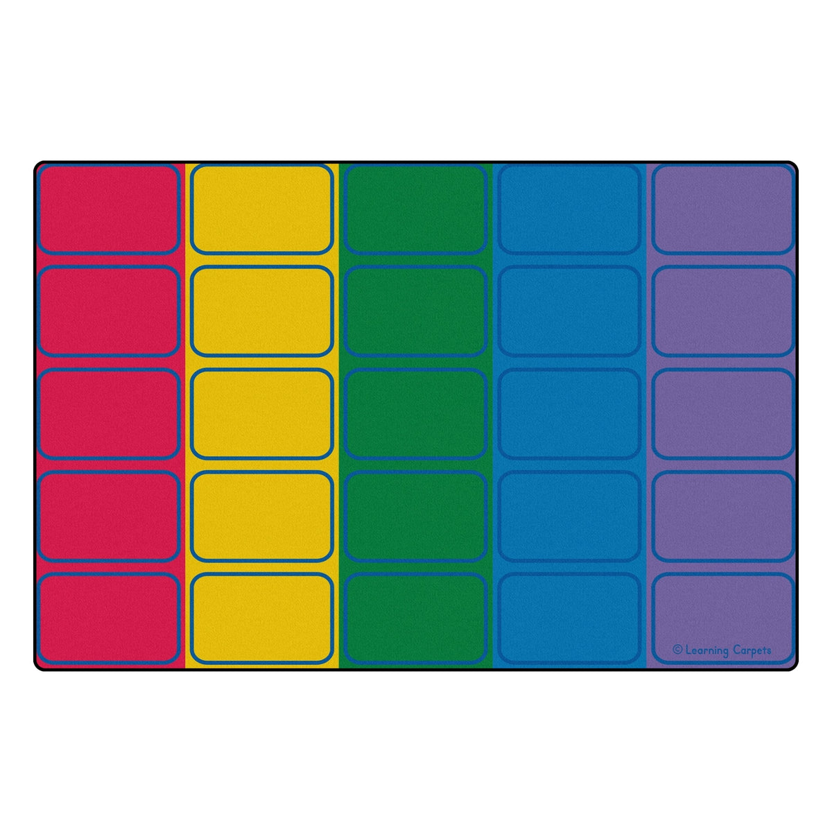 Seating Rows Classroom Rug, 6' x 9'