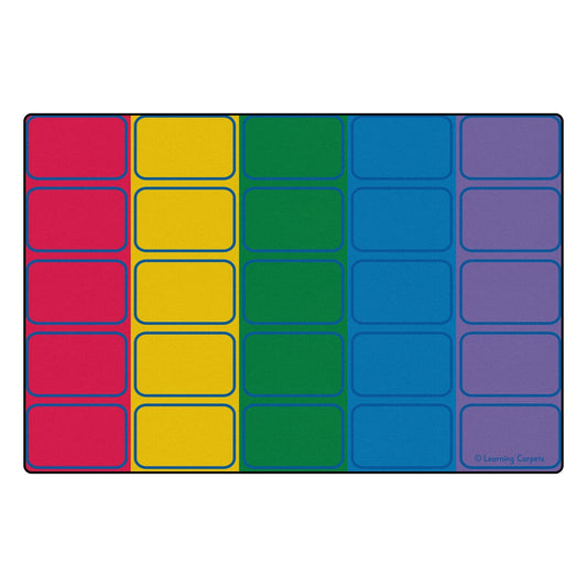 Seating Rows Classroom Rug, 6' x 9'