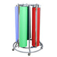 Mobile 5-Roll Classroom Paper Rack and Cutter