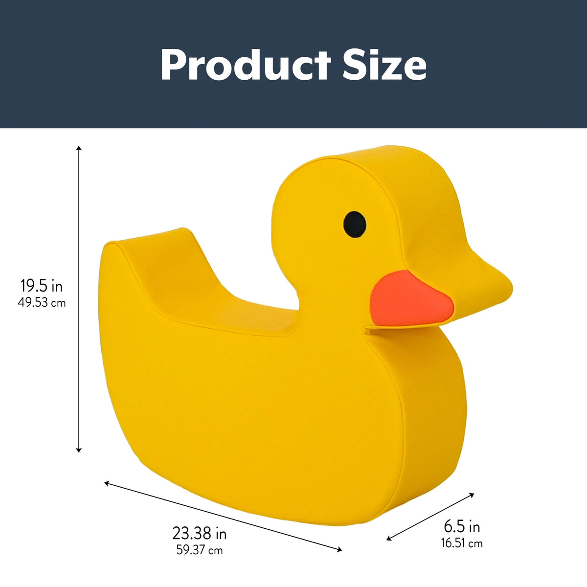 Duck Foam Toddler Rocker, view 4