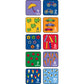 Number Counting Carpet Seating Squares, Set of 10