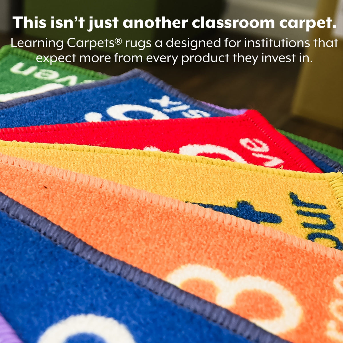 Number Counting Carpet Seating Squares, Set of 10, view 5
