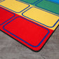 Seating Rows Classroom Rug, 6' x 9', view 3
