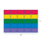 Rainbow Mosaic Classroom Rug, 6' x 9', view 2