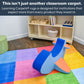 Rainbow Mosaic Classroom Rug, 6' x 9', view 5