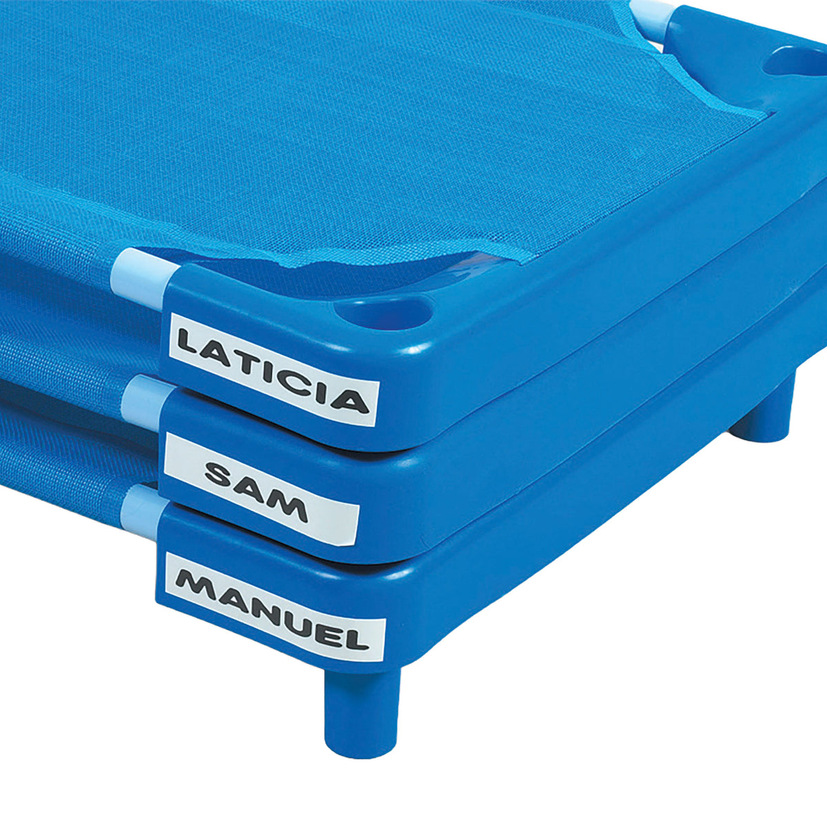 Stackable Steel-Rail Daycare Nap Cot, view 2