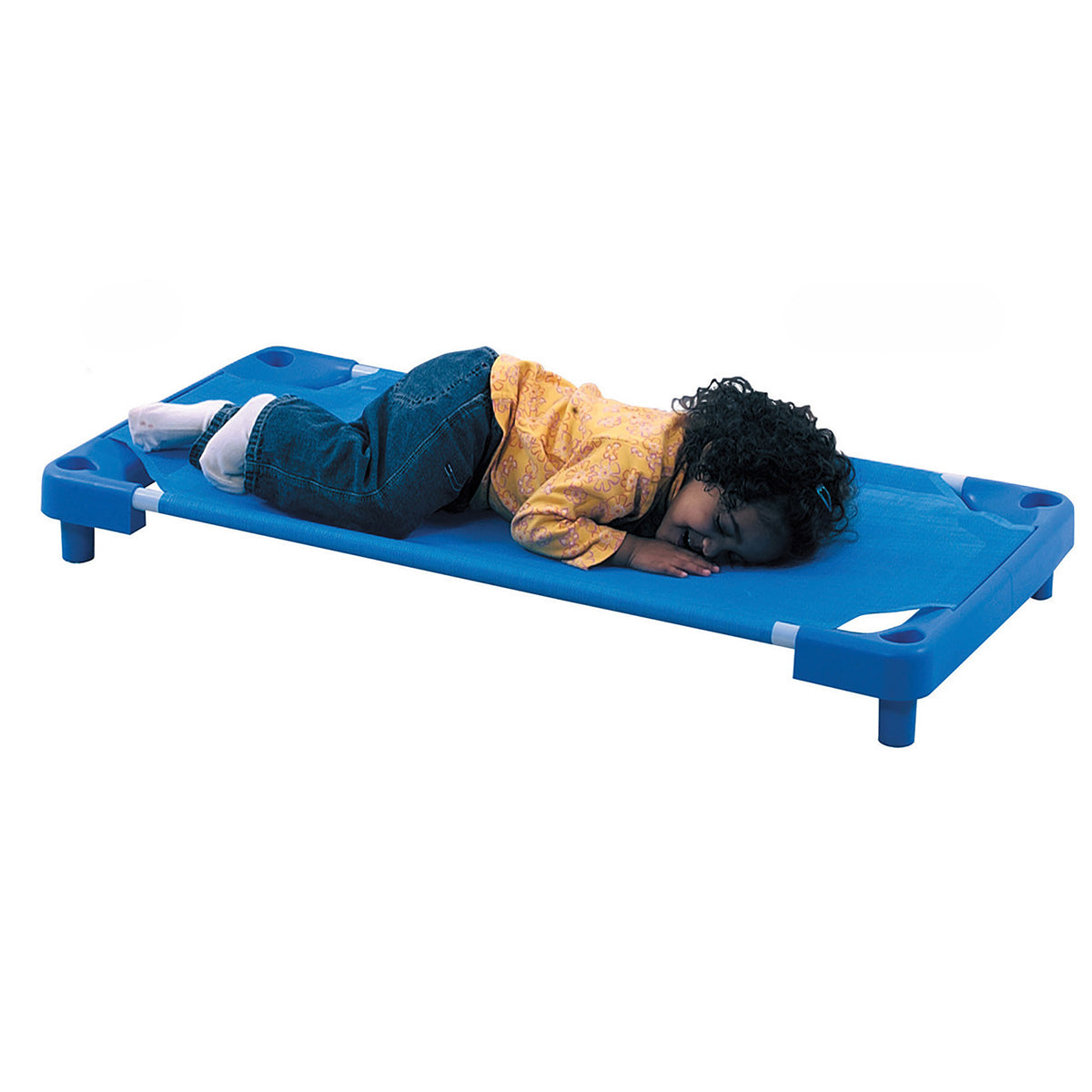 Stackable Steel-Rail Daycare Nap Cot, view 4