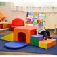 7-Piece Soft Play Climber with Tunnel, Ramp and Steps, view 6