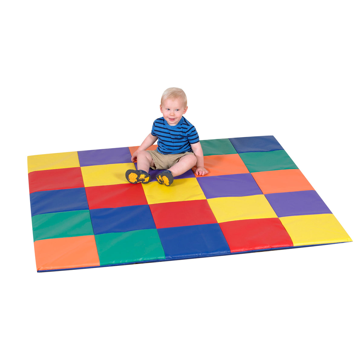 Patchwork Crawling Mat for Infants and Toddlers