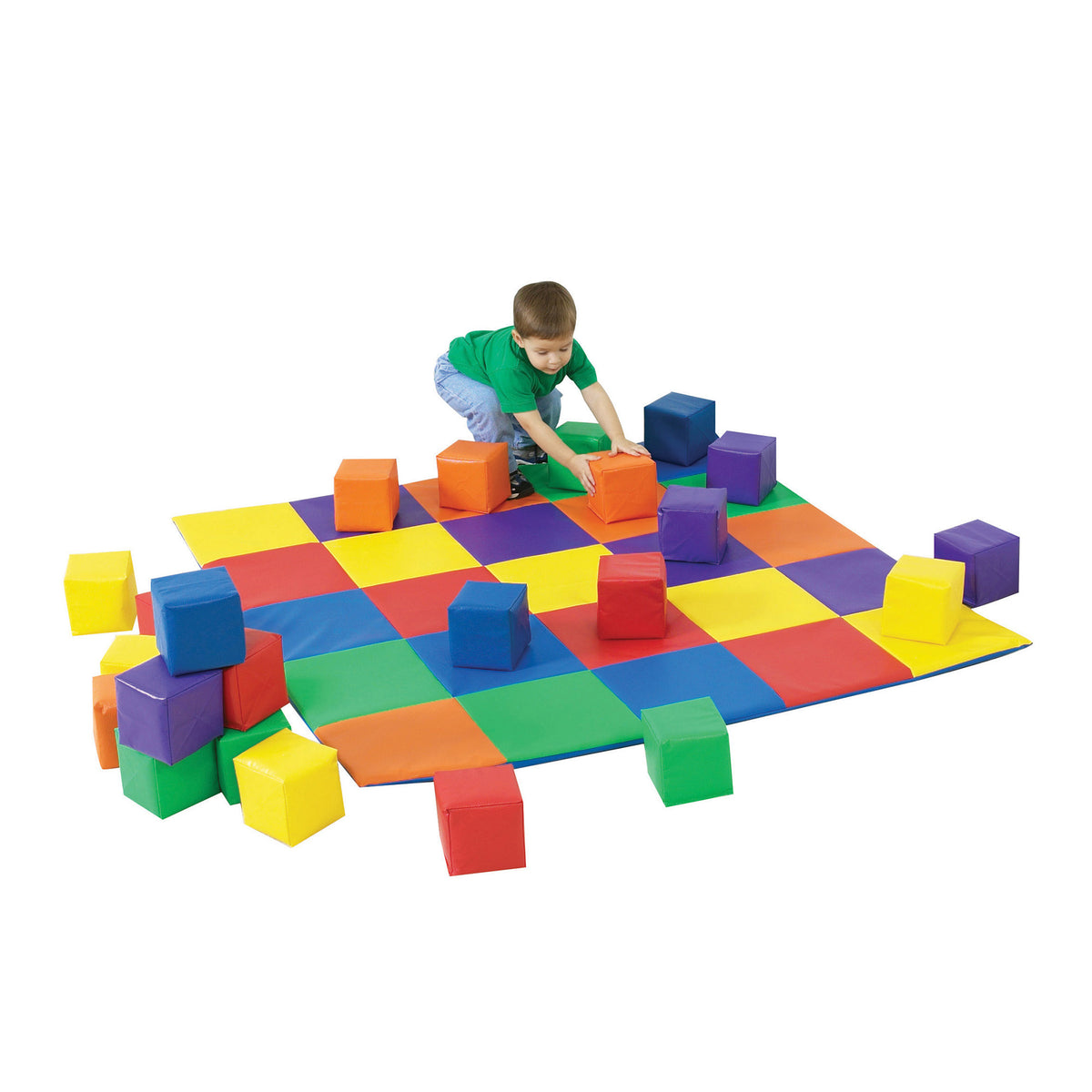 Patchwork Crawling Mat for Infants and Toddlers, view 13