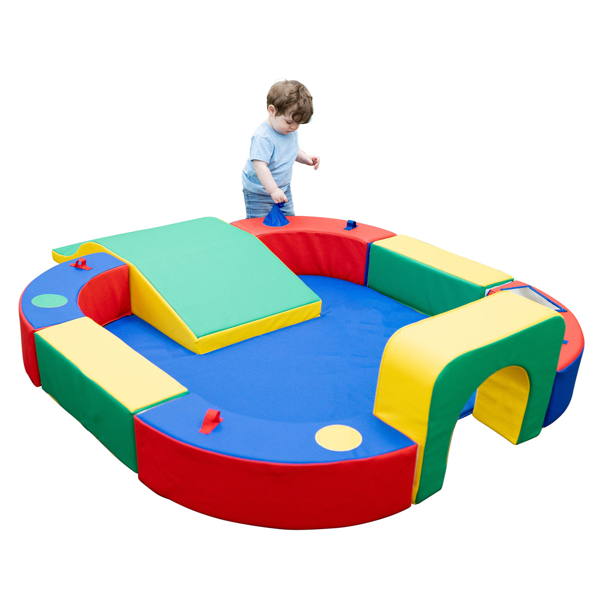 Soft Play Ring with Optional Tunnel and Slide, view 12