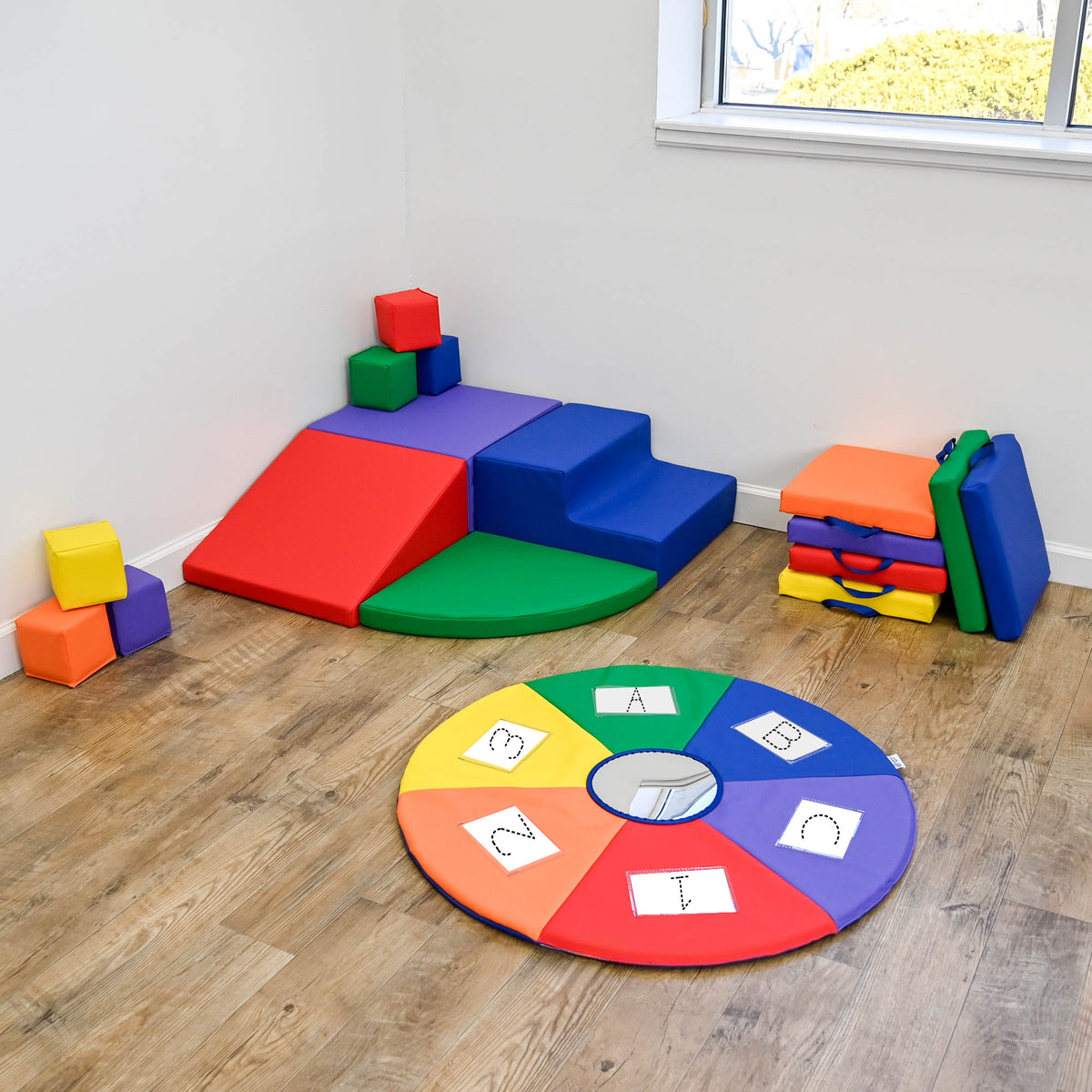 Four-Piece Toddler Corner Climber Set, view 4
