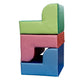 Two-Tone Foam Reading Loungers, Set of 3, Rainbow, view 4